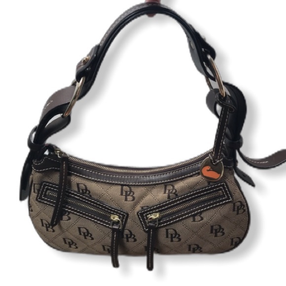 Dooney & Bourke signature canvas double zip bag - Picture 2 of 8